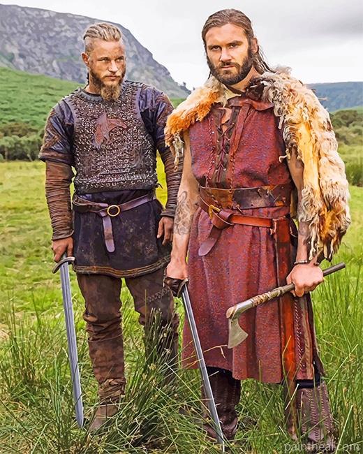 Ragnar And Rollo Vikings Painting By Numbers Kits