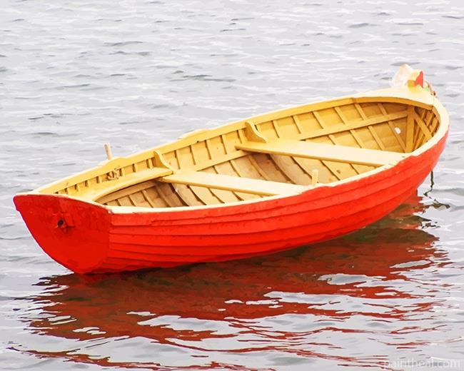 Red Boat Painting By Numbers Kits