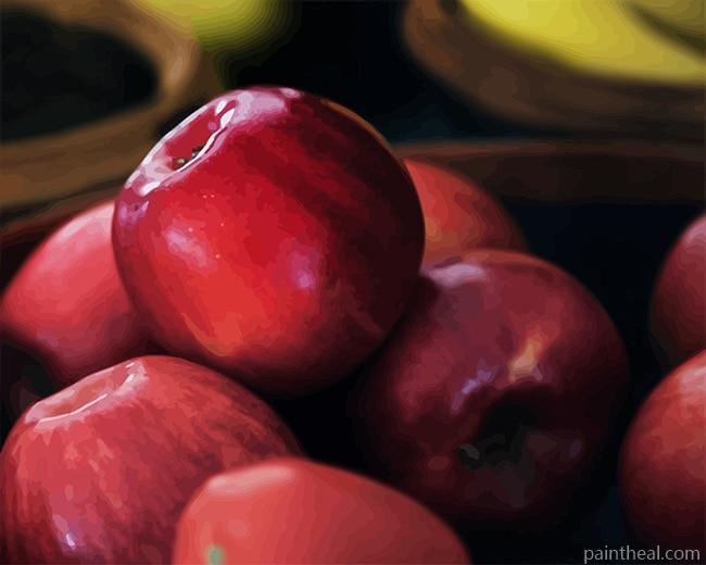 Red Apples Painting By Numbers Kits