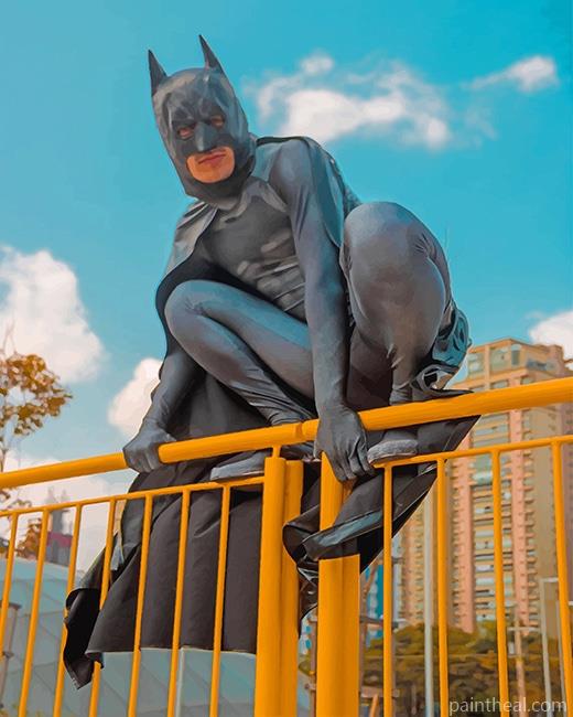 Batman Cosplay Painting By Numbers Kits