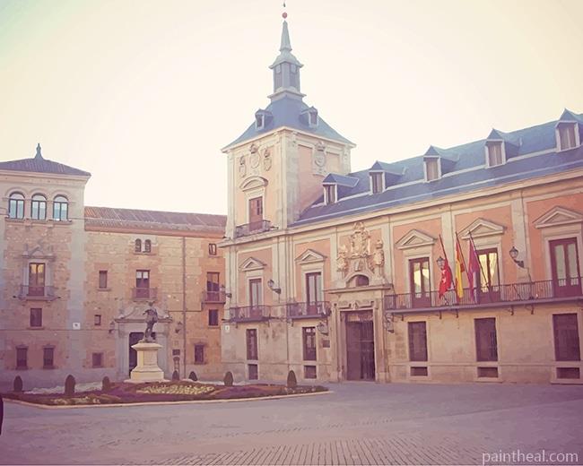 Plaza De La Villa Madrid Spain Painting By Numbers Kits