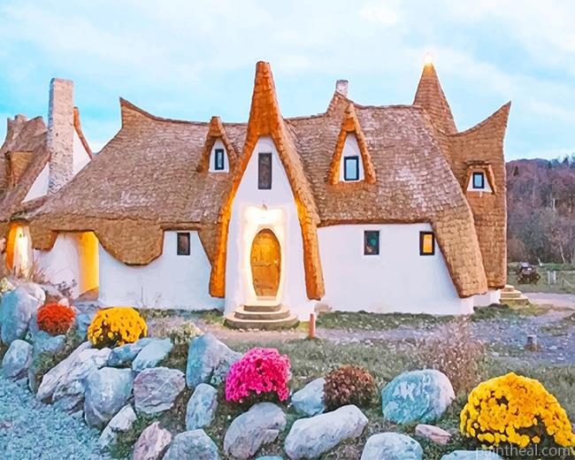 Clay Castle Romania Painting By Numbers Kits