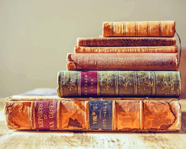 Old Books Painting By Numbers Kits