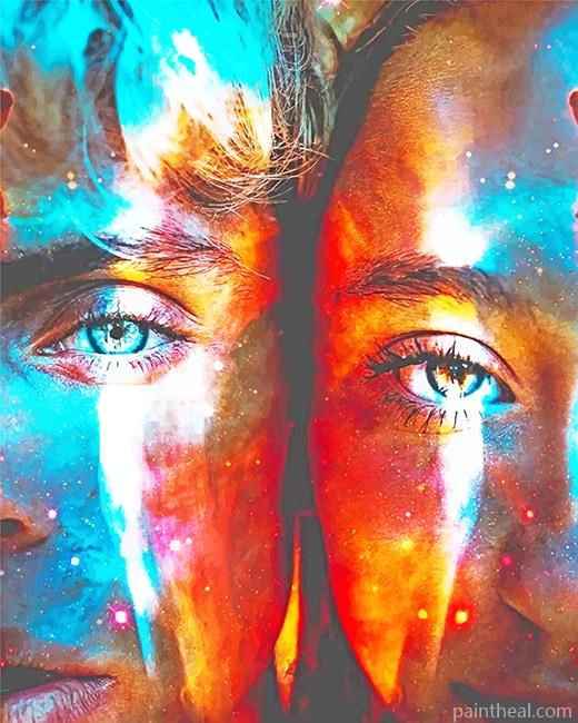 Galaxy Eyes Painting By Numbers Kits