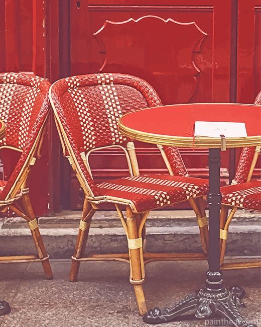 Parisian Coffee Painting By Numbers Kits