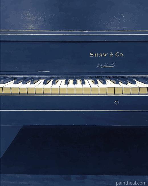 Piano Shaw and Co Painting By Numbers Kits
