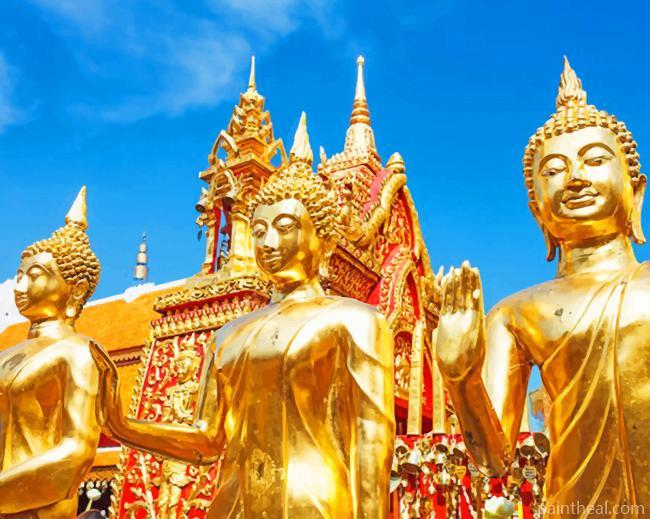 Thailand Doi Suthep Painting By Numbers Kits