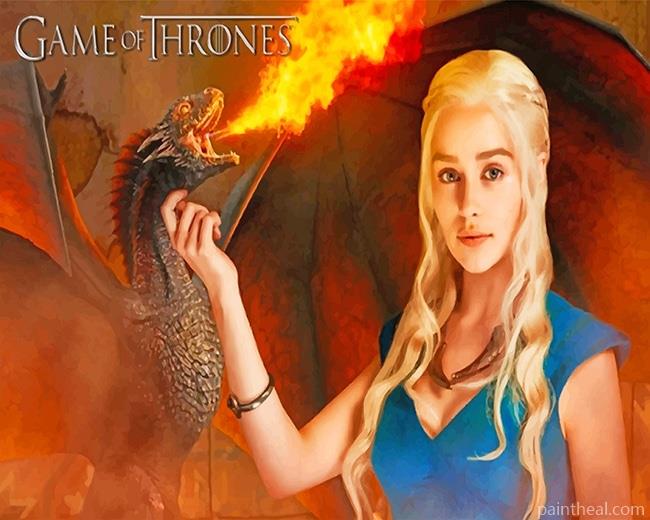 Daenerys Targaryen Got Painting By Numbers Kits