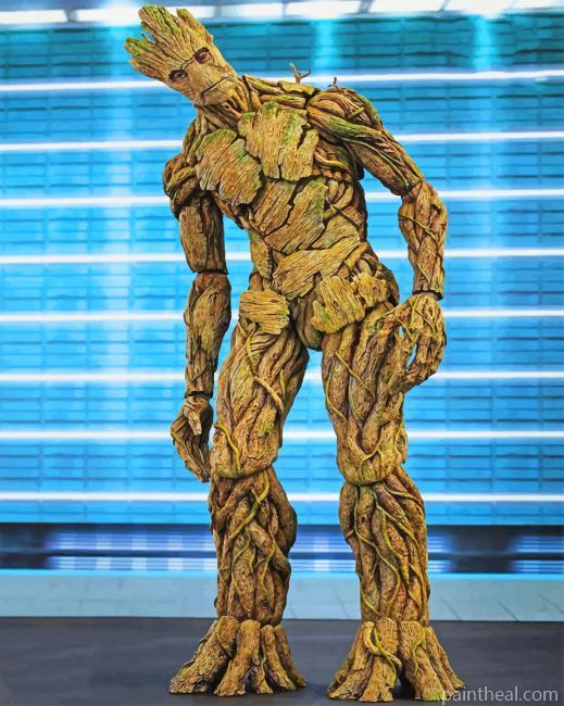 Guardian Groot Painting By Numbers Kits