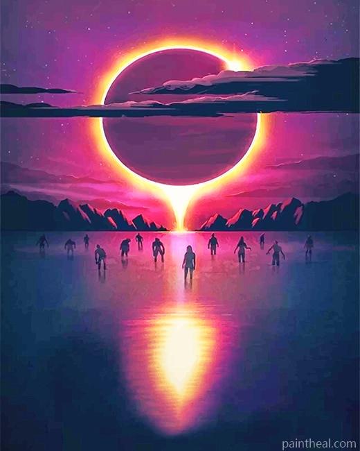 Moon Walking Dead Painting By Numbers Kits
