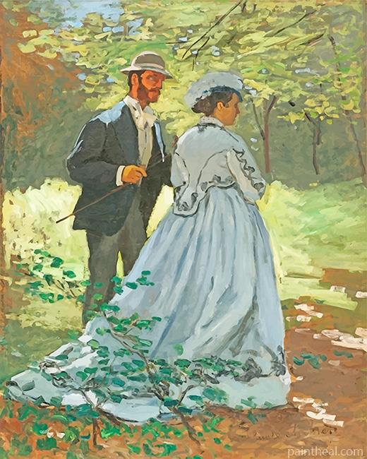 Claude Monet Bazille And Camille Painting By Numbers Kits
