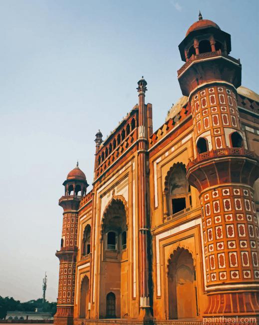 Safdarjung Tomb New Delhi Painting By Numbers Kits