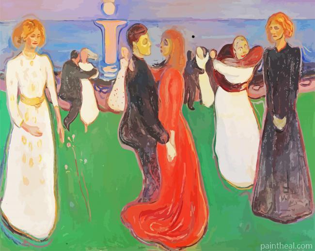 Edvard Munch The Dance Of Life Painting By Numbers Kits