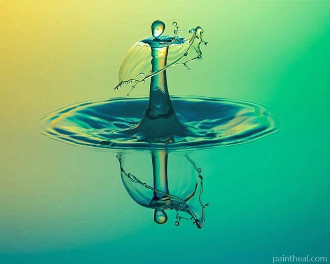 Water Drop Painting By Numbers Kits