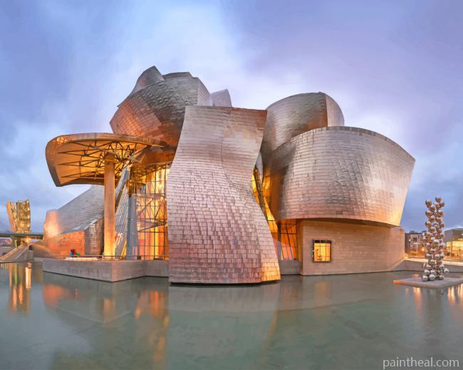 Bilbao Museum Spain Painting By Numbers Kits