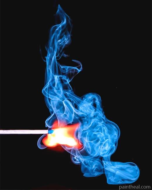 Match Stick Smoke Painting By Numbers Kits