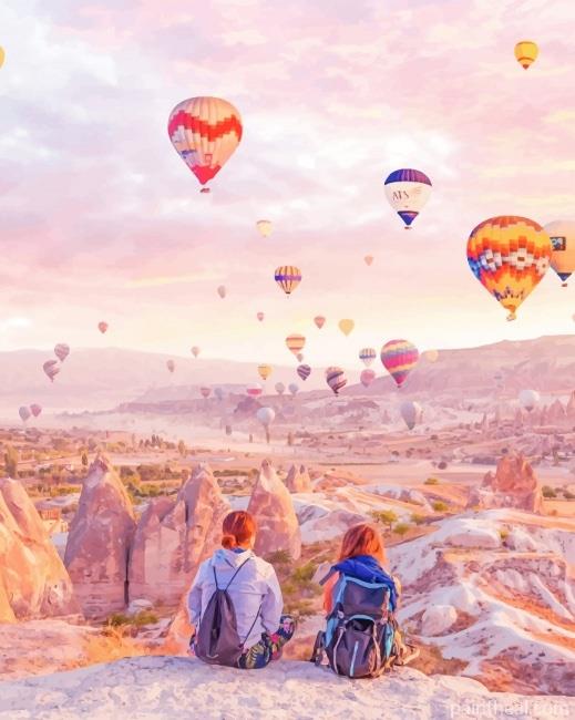 Cappadocia Turkey Painting By Numbers Kits