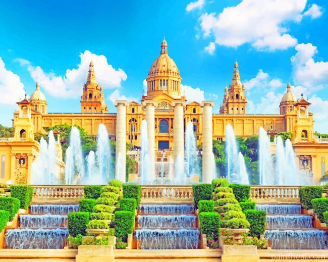 The Museu Nacional d Art de Catalunya Spain Painting By Numbers Kits