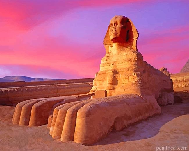 Ancient Egyptian Sphinx Painting By Numbers Kits