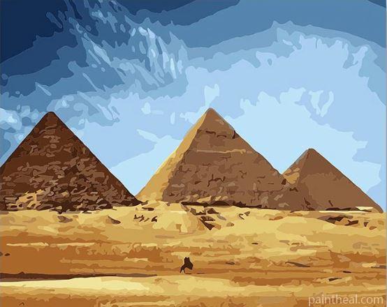 Giza Pyramids Painting By Numbers Kits