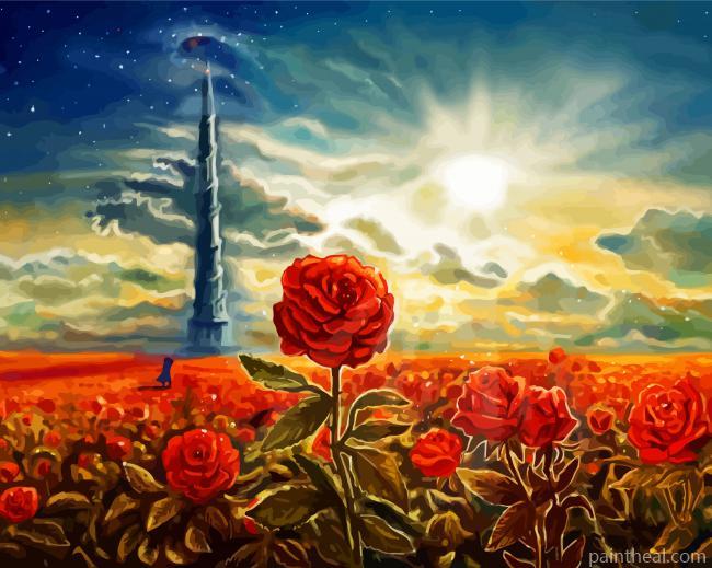The Dark Tower Roses Painting By Numbers Kits