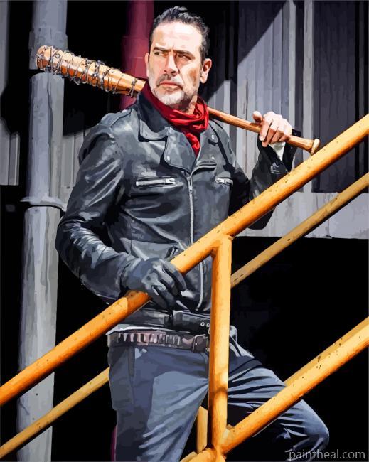 The Walking Dead Negan Smith Painting By Numbers Kits