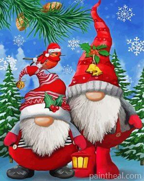 Christmas Gnomes Painting By Numbers Kits