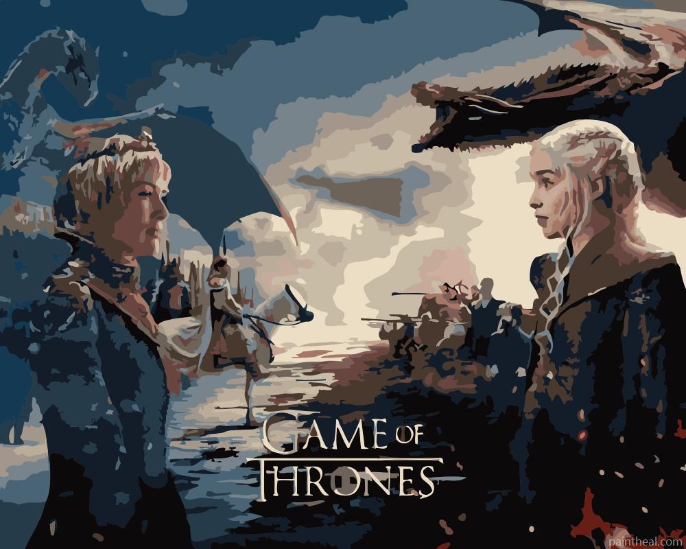Game of Thrones Final Battle Painting By Numbers Kits