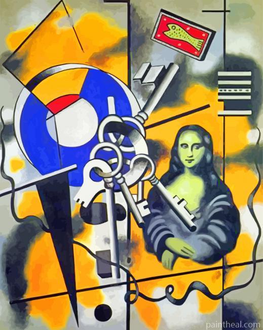 Mona Lisa With The Keys Painting By Numbers Kits