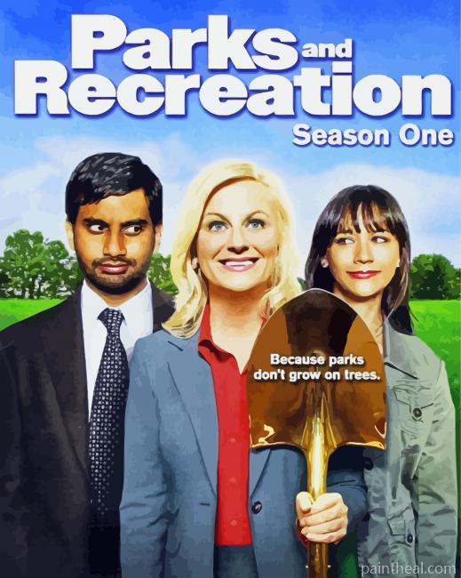 Parks And Recreation Sitcom Painting By Numbers Kits