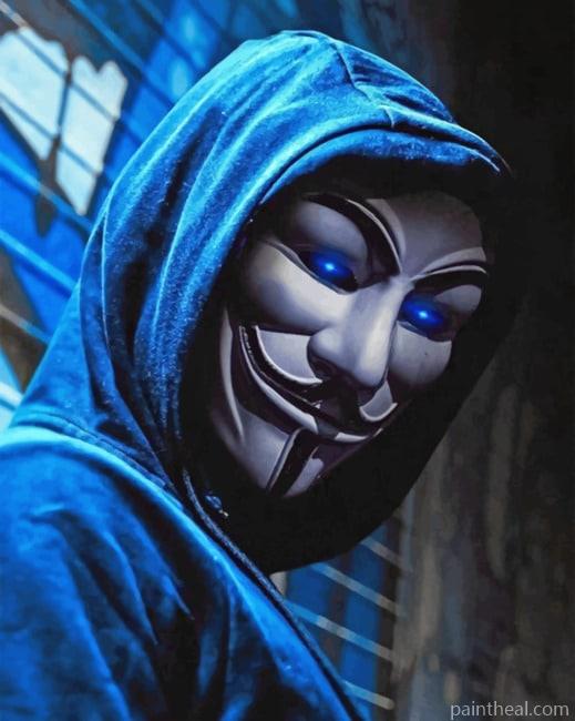 Anonymous Mask Painting By Numbers Kits