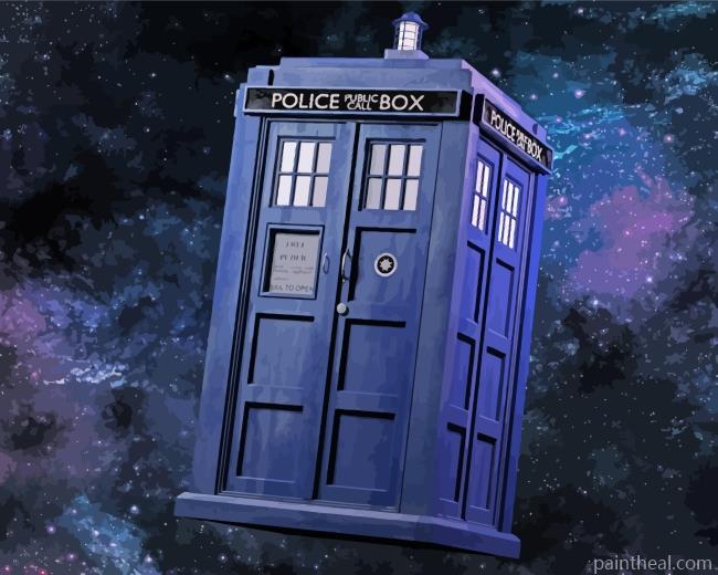 Doctor Who Tardis Painting By Numbers Kits