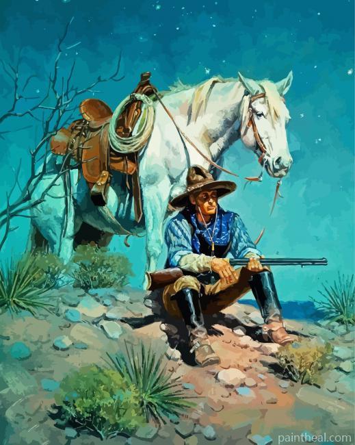 The Mexican Cowboy Painting By Numbers Kits