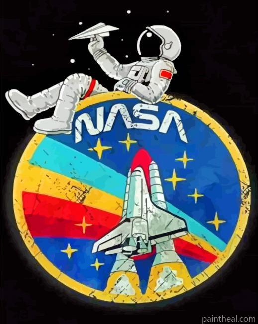 Nasa Space Man Painting By Numbers Kits