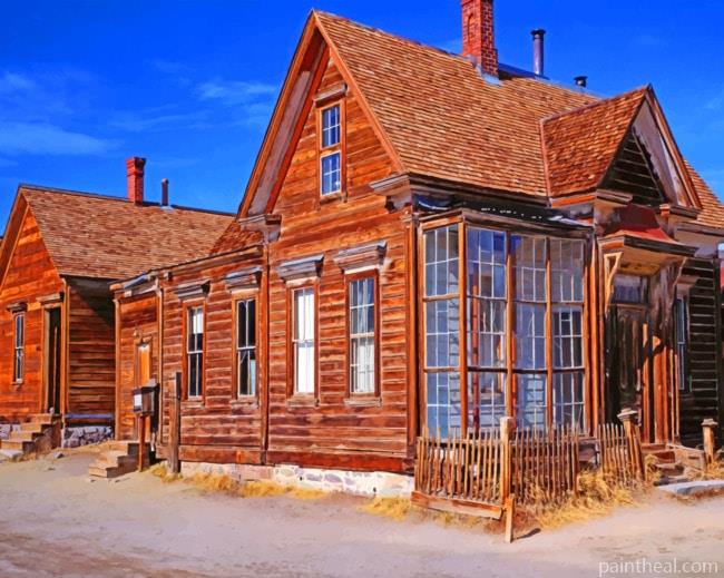 Bodie Western House Usa Painting By Numbers Kits