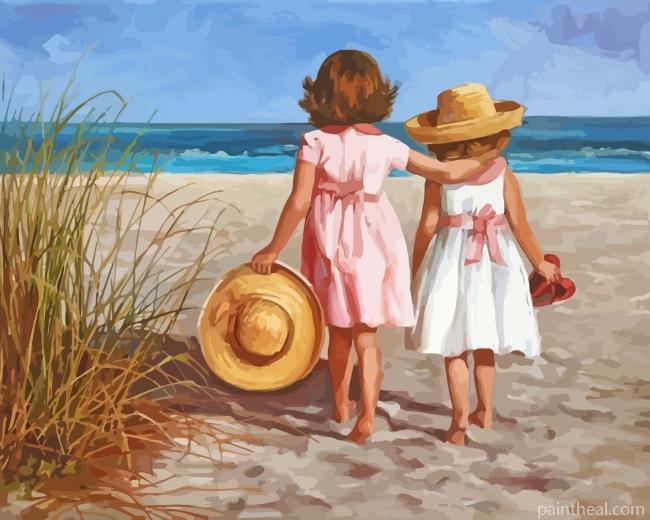 Little Sisters Painting By Numbers Kits