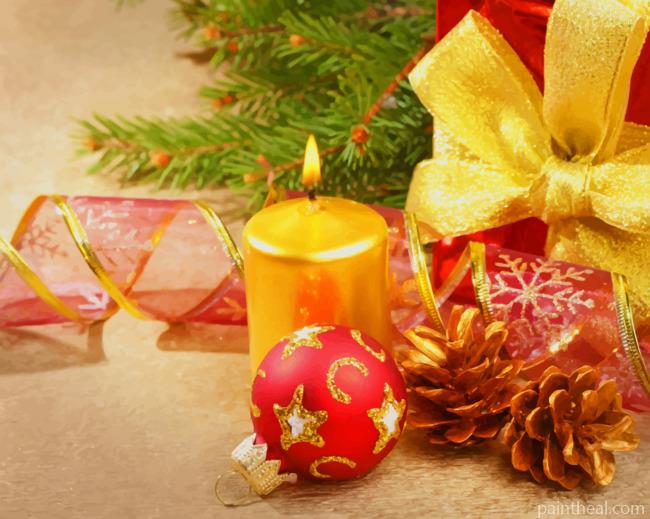 Christmas Holidays Decoration -Paint By Numbers Painting By Numbers Kits