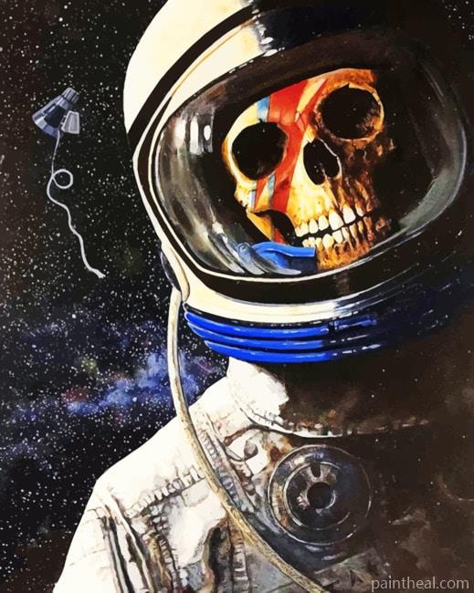 Skeleton In Space Painting By Numbers Kits