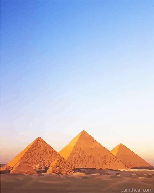 Egypt Pyramids Painting By Numbers Kits