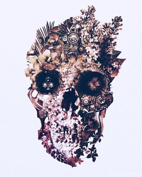 Skull Art Painting By Numbers Kits