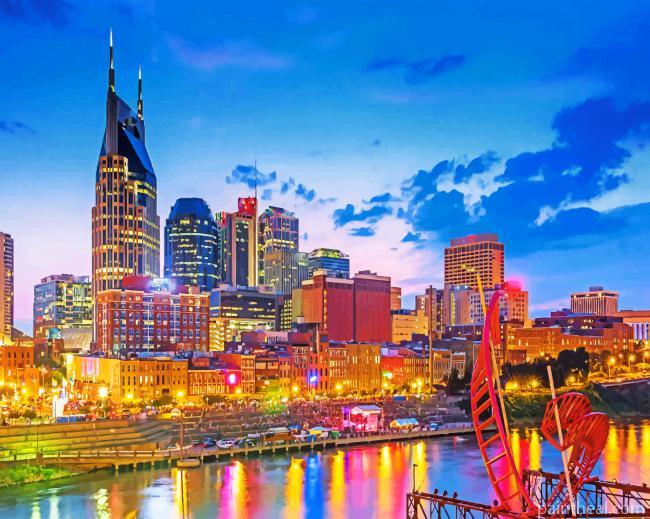 Nashville Painting By Numbers Kits