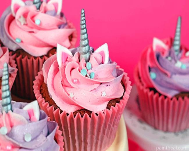 Unicorn Cupcakes Painting By Numbers Kits