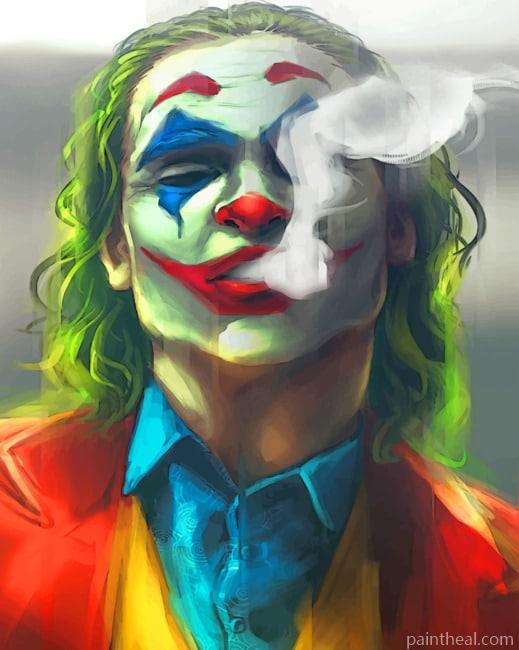 Joker Clown Painting By Numbers Kits