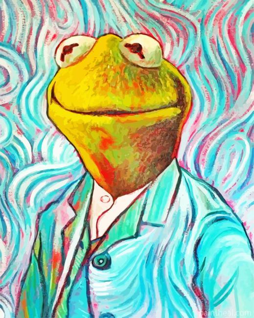 Aesthetic Kermit Painting By Numbers Kits