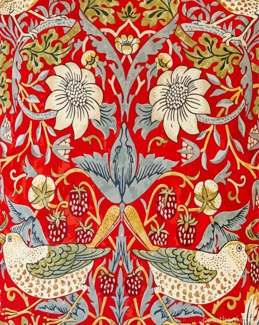 William Morris Art Work Painting By Numbers Kits