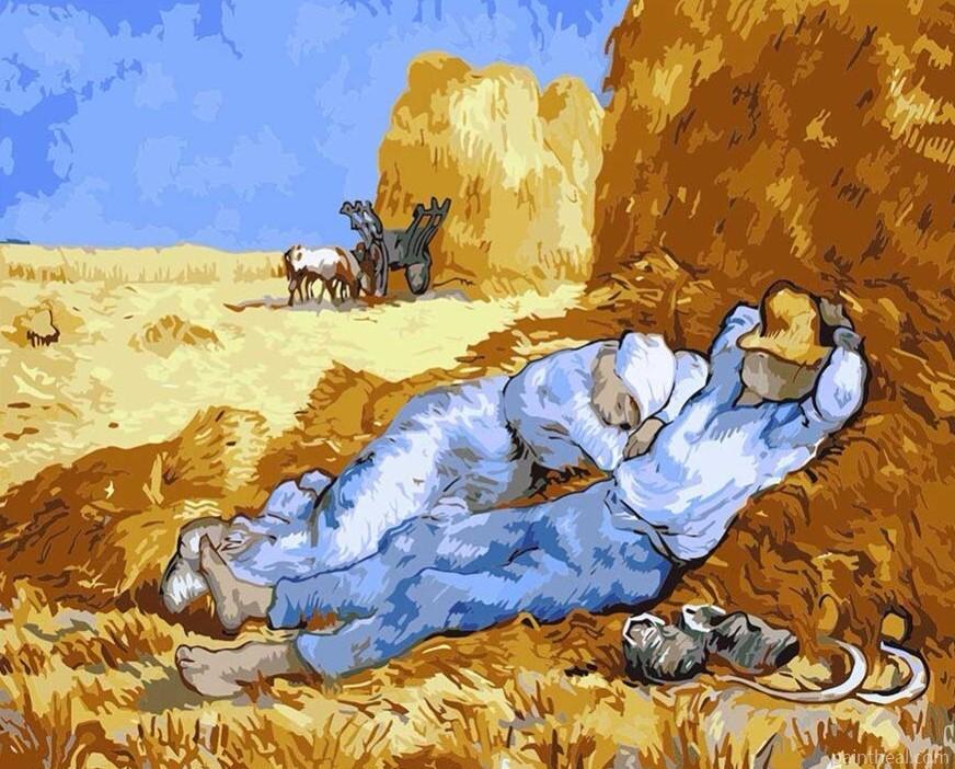 The Siesta Van Gogh Painting By Numbers Kits