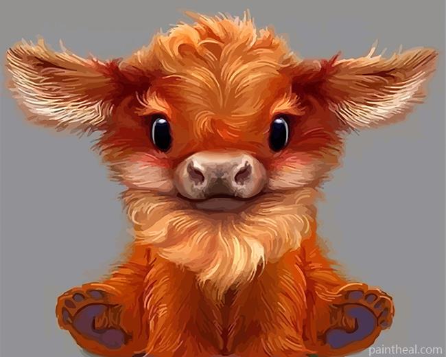 Mignon Cow Painting By Numbers Kits