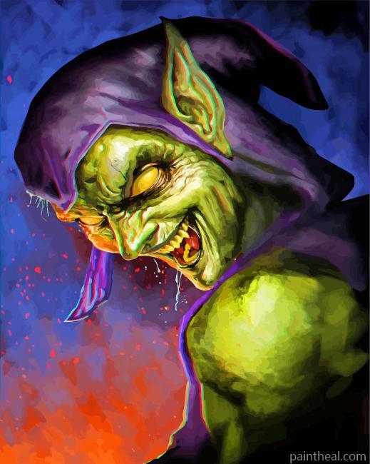 The Grenn Goblin Painting By Numbers Kits
