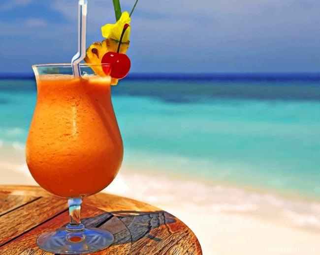 Cocktail Juice Painting By Numbers Kits