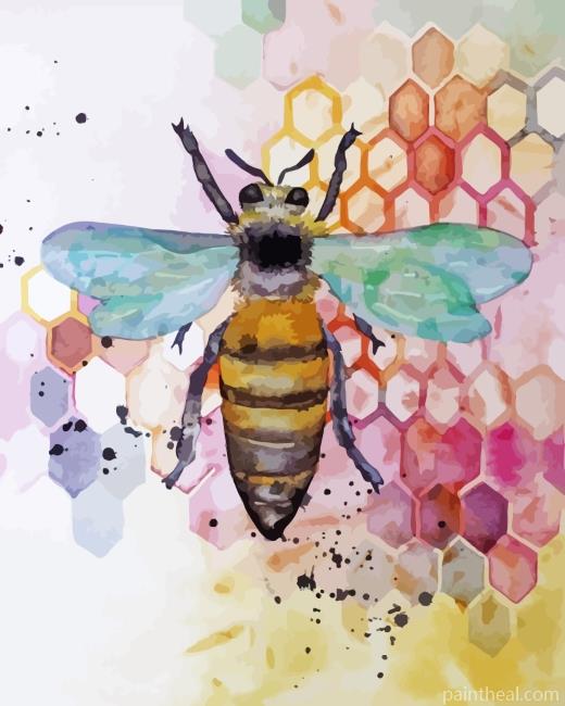 Bee Art Painting By Numbers Kits